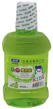 刷樂兒童漱口水-青蘋果500ml含氟KIDS