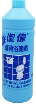 潔偉洗廁劑1000cc(薄荷) 藍罐