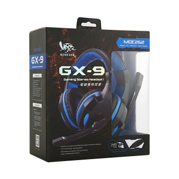 羅納多MOE262-1(藍)GX-9專業電競耳機麥克風