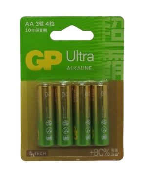 GP(3號)特強鹼性電池4入
