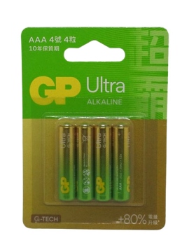 GP(4號)特強鹼性電池4入
