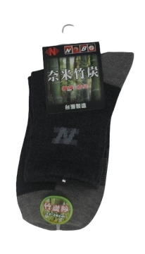 2308~9奈米竹碳纖維1/2休閒襪