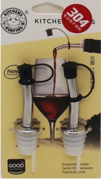 XH-5114白鐵304紅酒瓶塞(2入)
