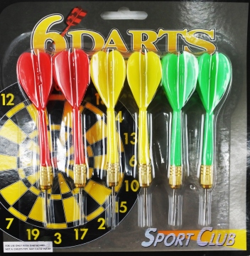 吊卡6入飛鏢組(P2050-6)
