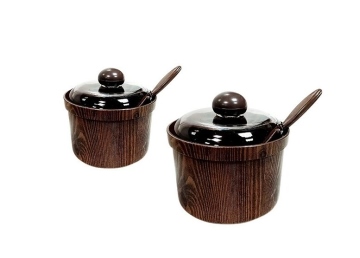 韓國(大)木紋佐料罐W016